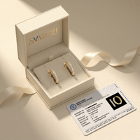 Mystic Embrace Diamond Earrings by SVADEZI