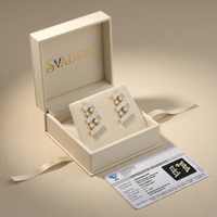 Imperial Ballad Diamond Earrings by SVADEZI