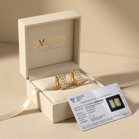 Glowing Ode Diamond Earrings by SVADEZI