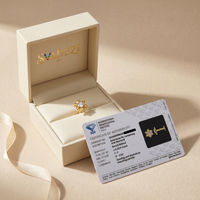 Sparkling Cascade Diamond Nose Pin by SVADEZI