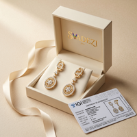 Regal Charm Diamond Earrings by SVADEZI