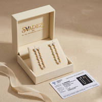 Glowing Reverie Diamond Earrings by SVADEZI