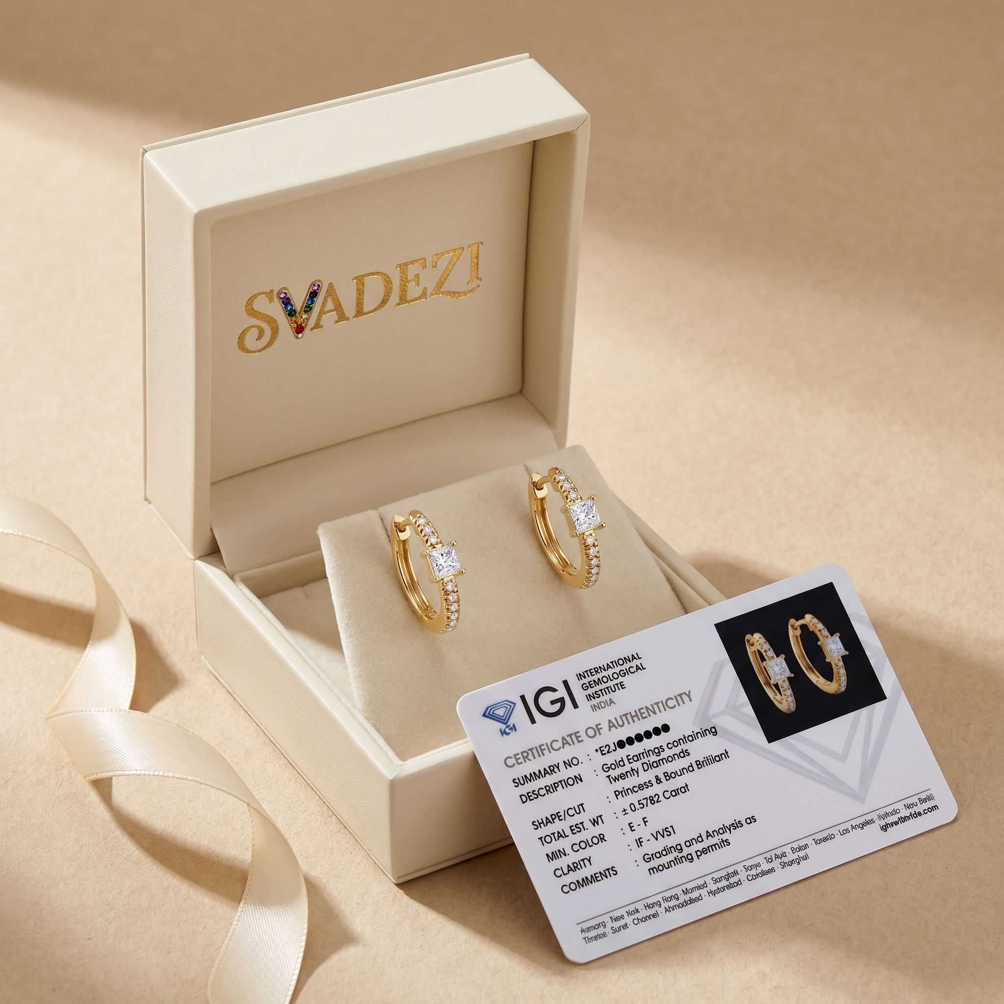 Sovereign Sonata Diamond Earrings by SVADEZI