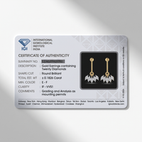 Solstice Ode Diamond Earrings by SVADEZI