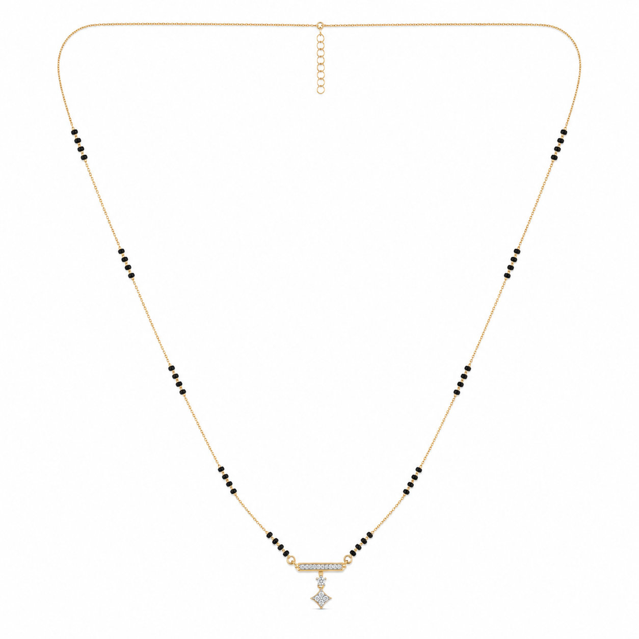 Heavenly Eternity Diamond Mangalsutra by SVADEZI