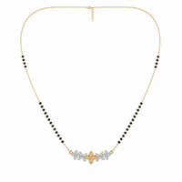 Ornate Embrace Diamond Mangalsutra by SVADEZI