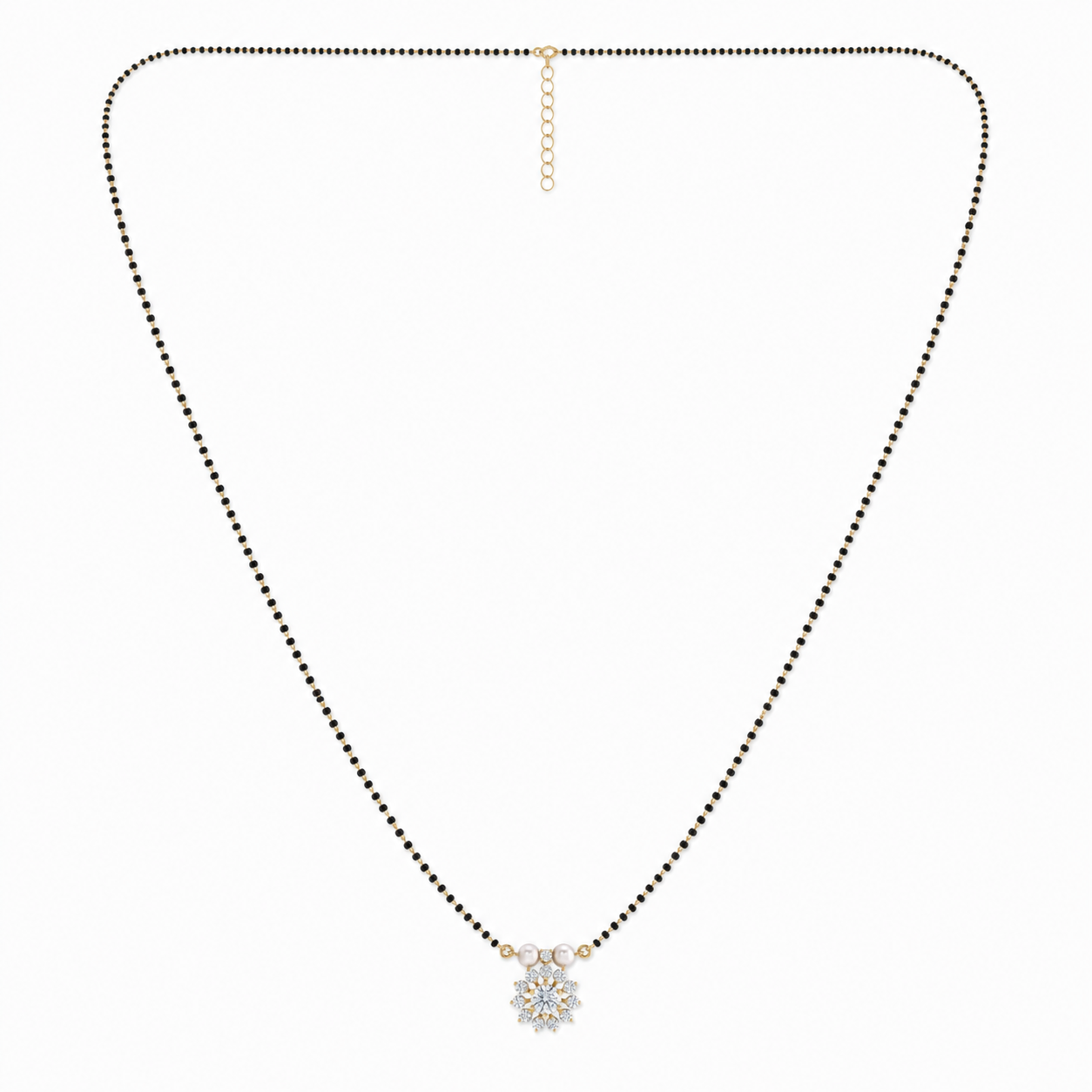 Ethereal Spell Diamond Mangalsutra by SVADEZI