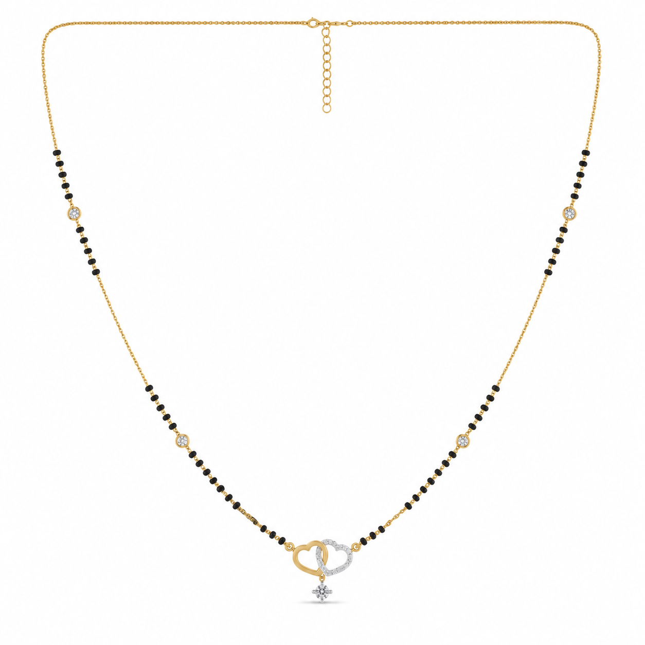 Sovereign Charm Diamond Mangalsutra by SVADEZI