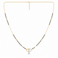Sovereign Charm Diamond Mangalsutra by SVADEZI