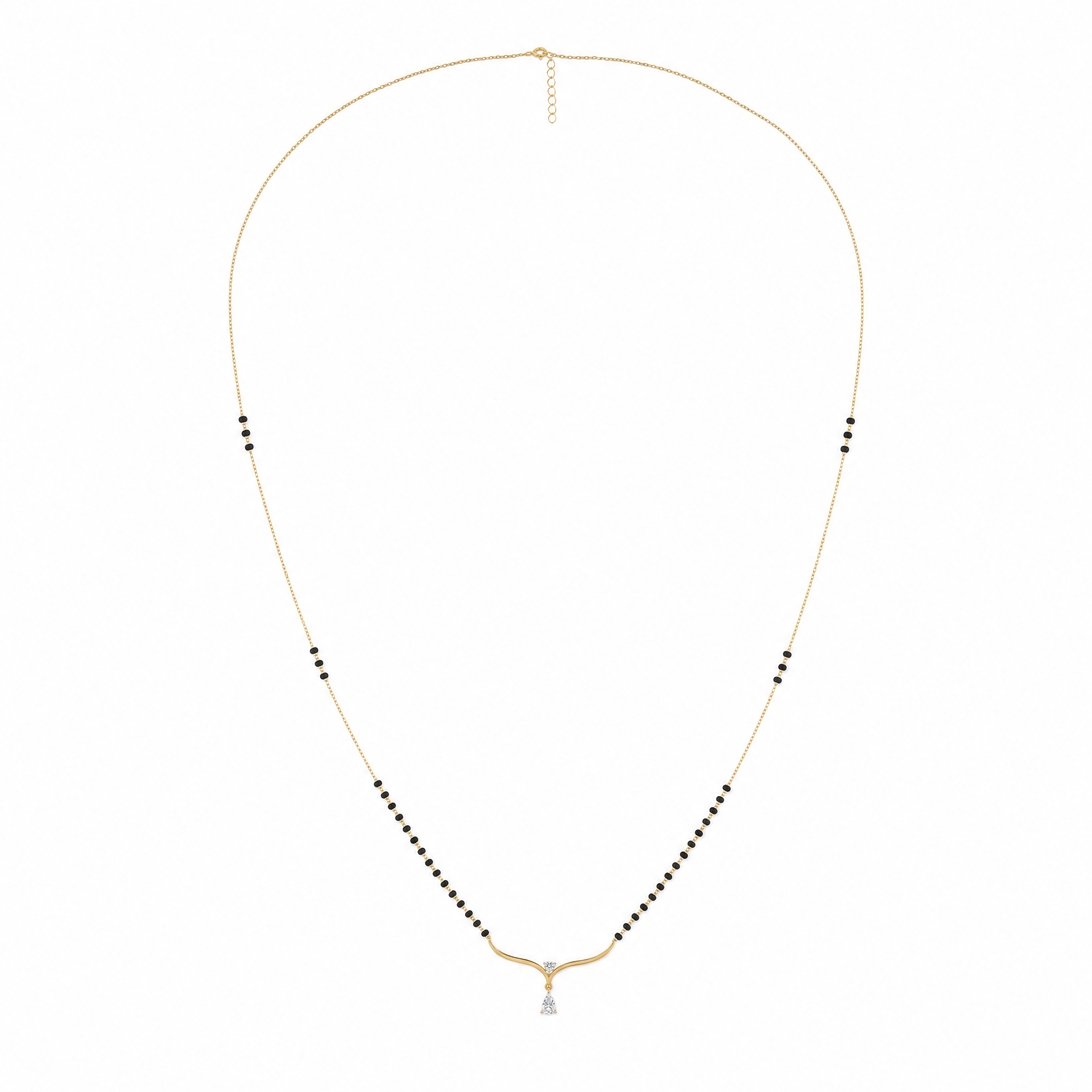 Majestic Harmony Diamond Mangalsutra by SVADEZI