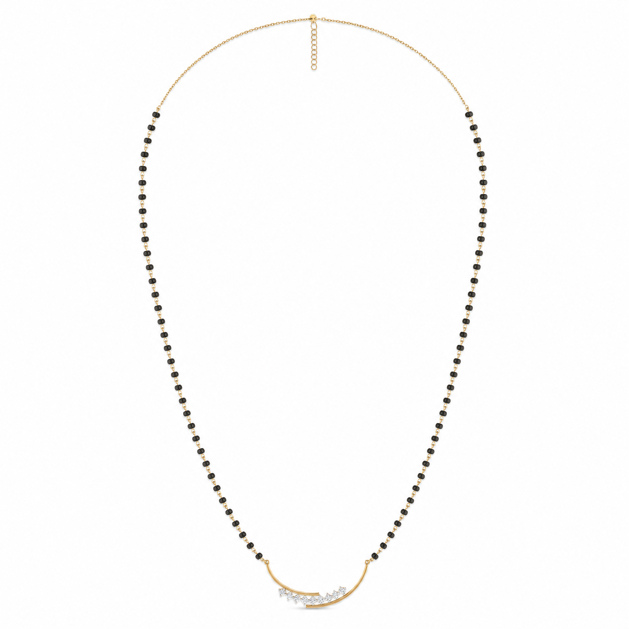 Sparkling Bliss Diamond Mangalsutra by SVADEZI