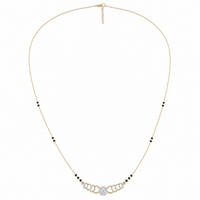 Lustrous Whisper Diamond Mangalsutra by SVADEZI