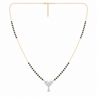 Ornate Cascade Diamond Mangalsutra by SVADEZI
