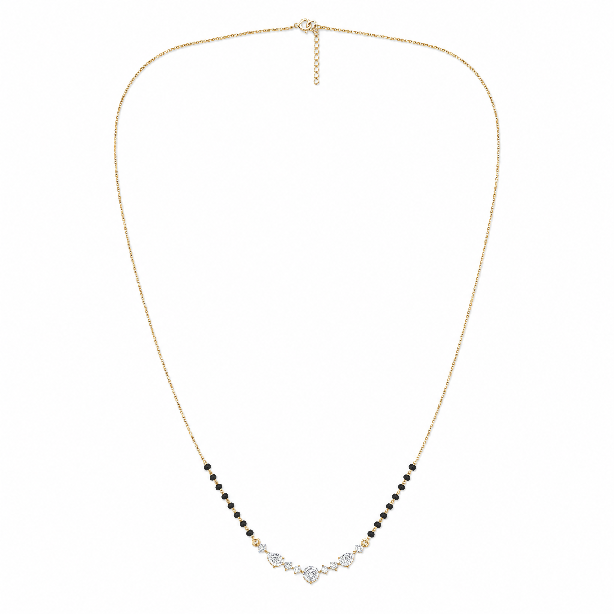 Sublime Embrace Diamond Mangalsutra by SVADEZI