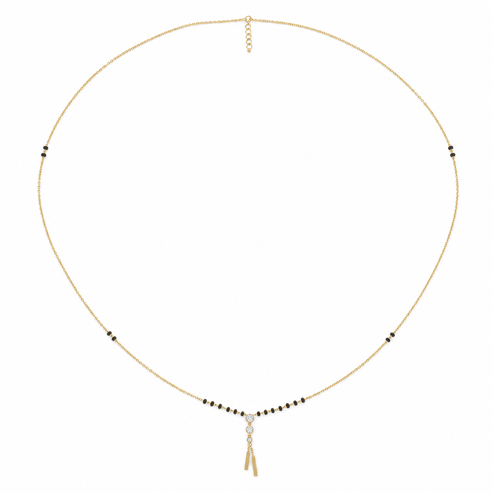 Celestial Petal Diamond Mangalsutra by SVADEZI
