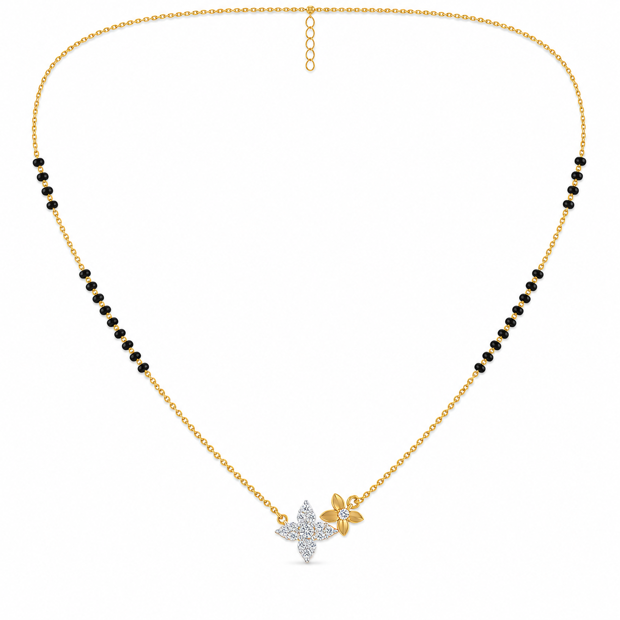 Ethereal Elegance Diamond Mangalsutra by SVADEZI