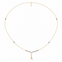 Celestial Petal Diamond Mangalsutra by SVADEZI
