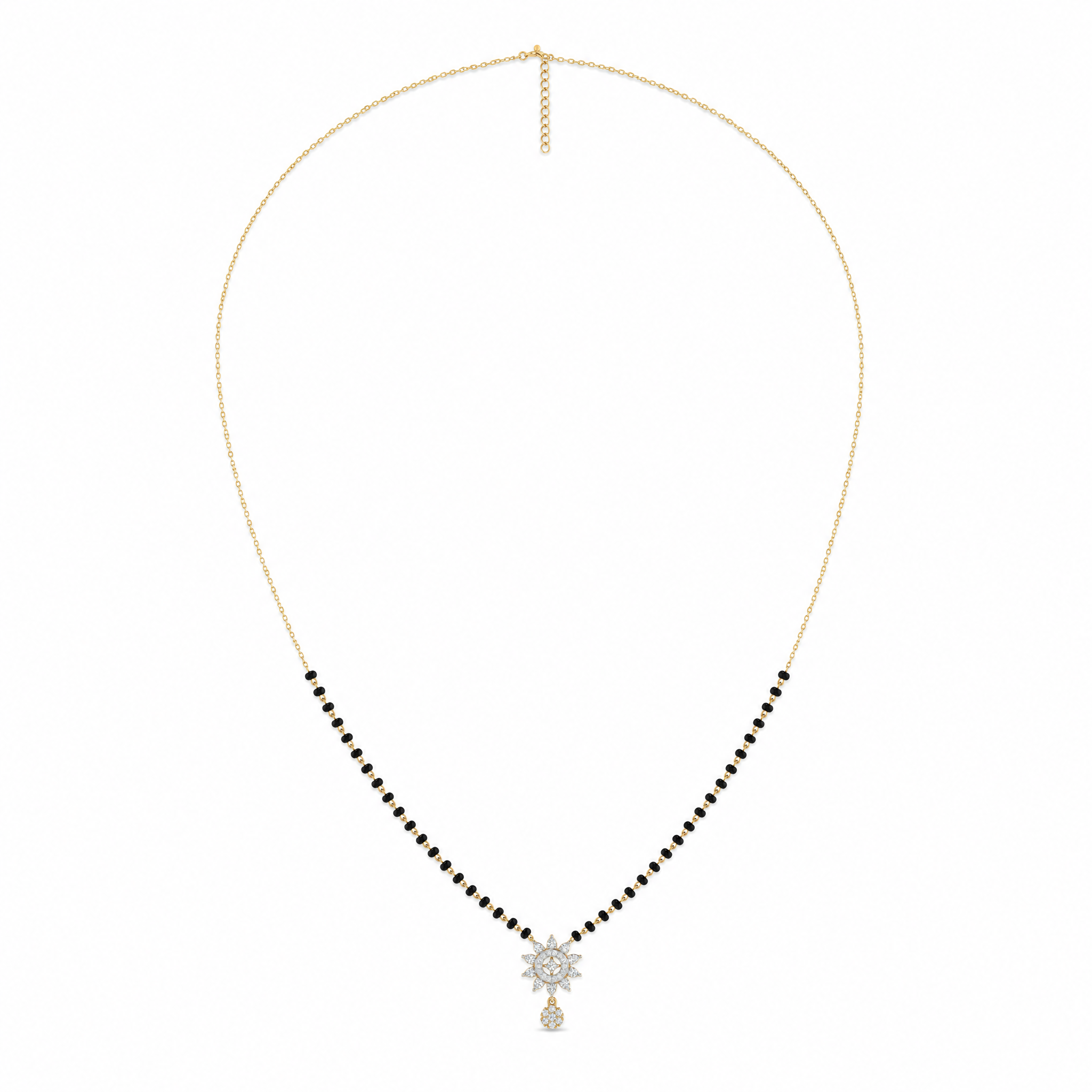 Sacred Vision Diamond Mangalsutra by SVADEZI