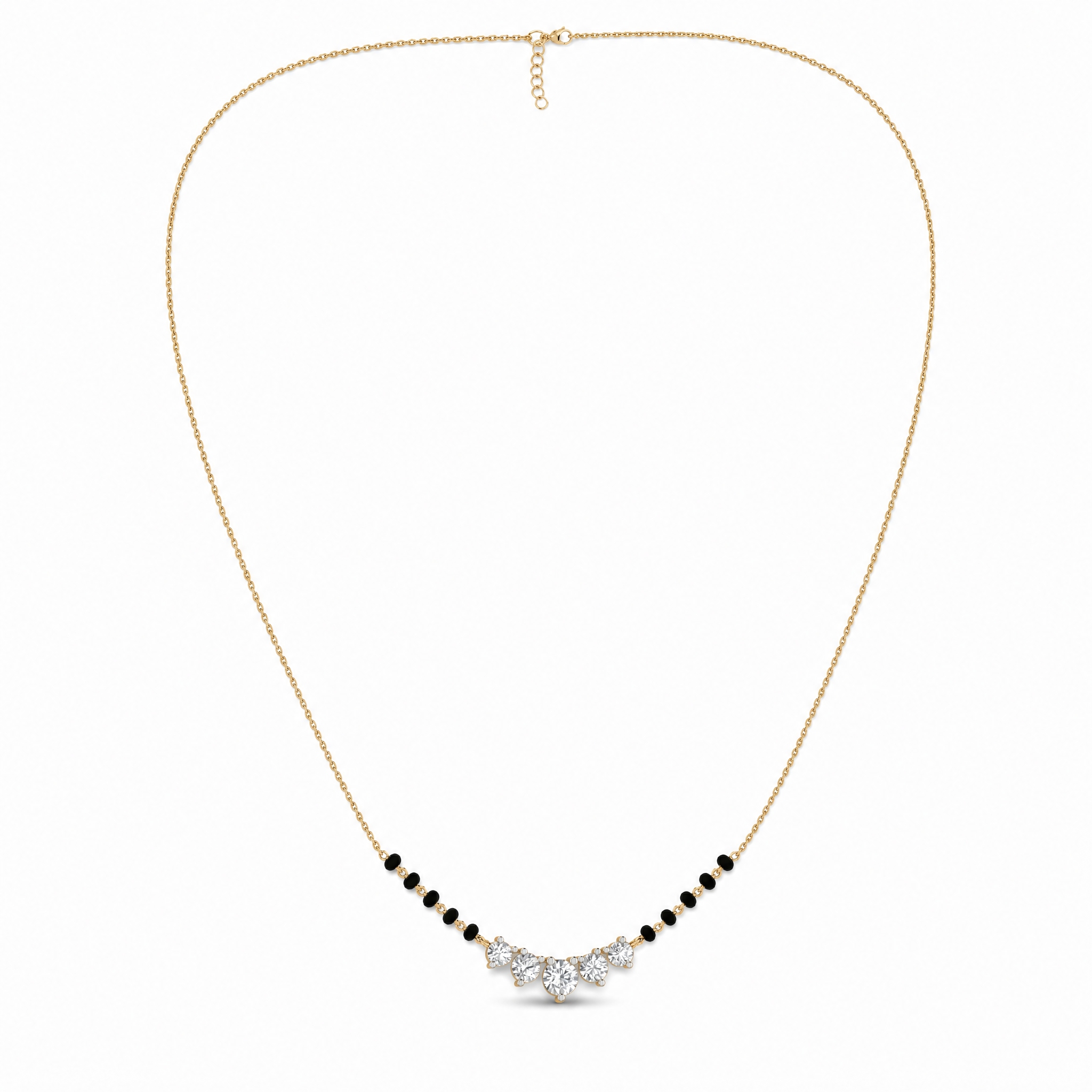 Dawn Ballad Diamond Mangalsutra by SVADEZI