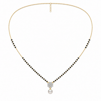 Pristine Brilliance Diamond Mangalsutra by SVADEZI