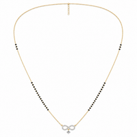 Whispering Promise Diamond Mangalsutra by SVADEZI