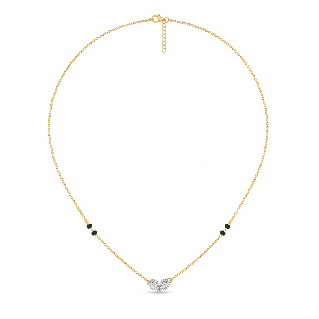 Sovereign Bloom Diamond Mangalsutra by SVADEZI