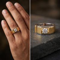 Opulent Glow Men's Diamond Ring by SVADEZI