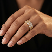 Opulent Halo Diamond Ring by SVADEZI
