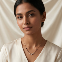 Sublime Embrace Diamond Mangalsutra by SVADEZI