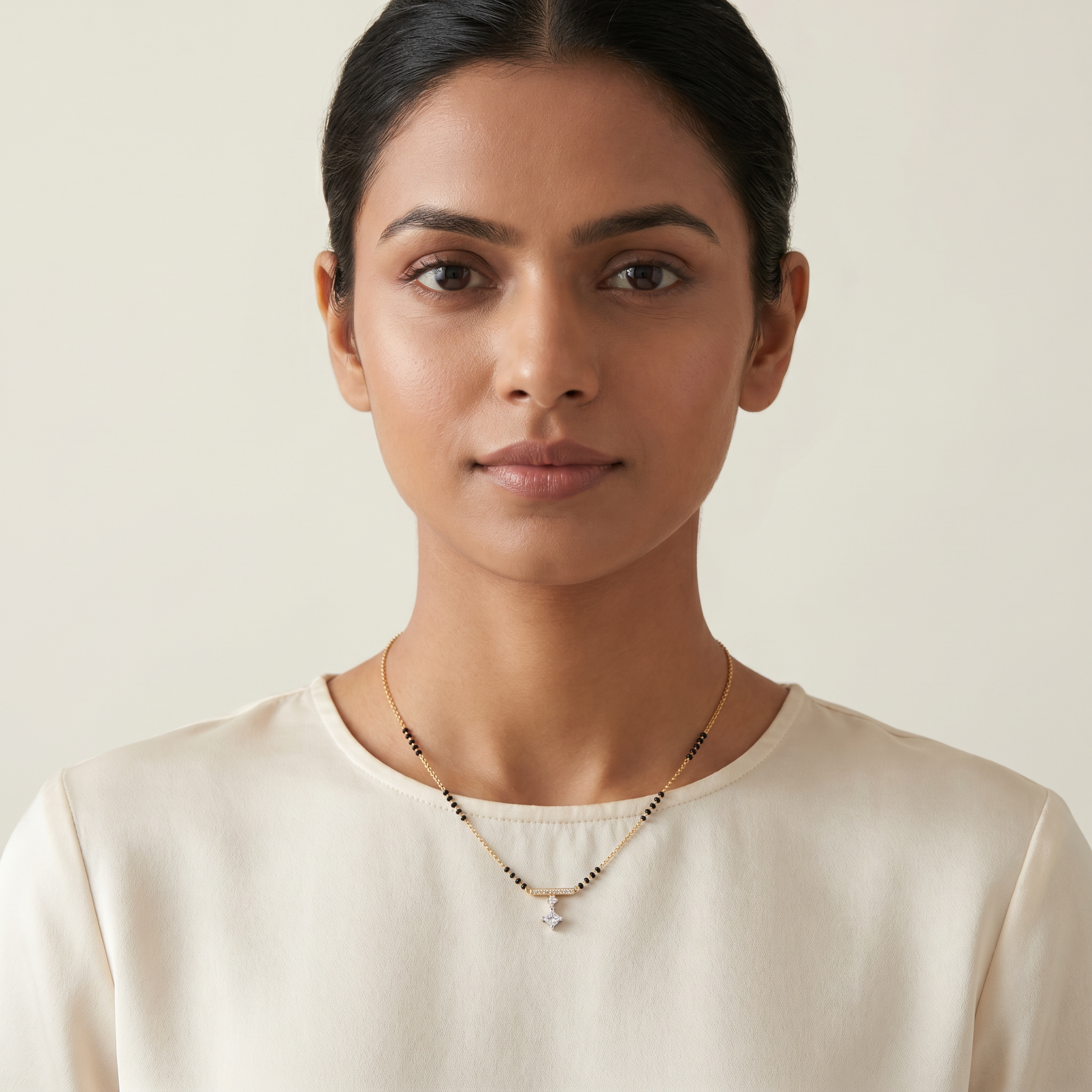 Heavenly Eternity Diamond Mangalsutra by SVADEZI