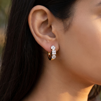 Tender Beauty Diamond Earrings by SVADEZI