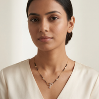 Sovereign Charm Diamond Mangalsutra by SVADEZI