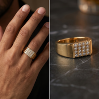 Regal Allure Men's Diamond Ring by SVADEZI