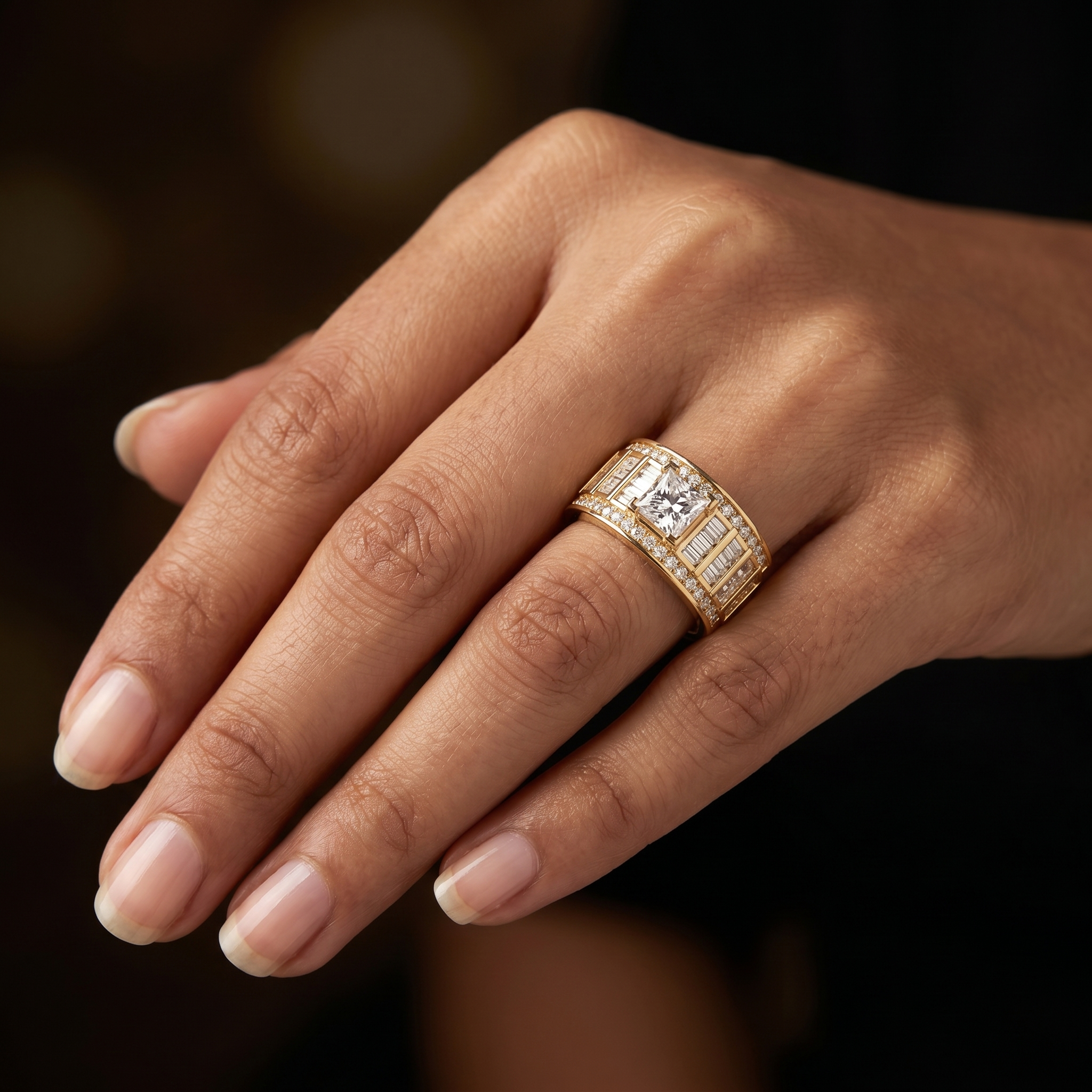 Radiant Melody Diamond Ring by SVADEZI