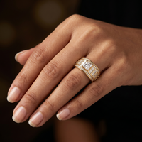 Radiant Melody Diamond Ring by SVADEZI