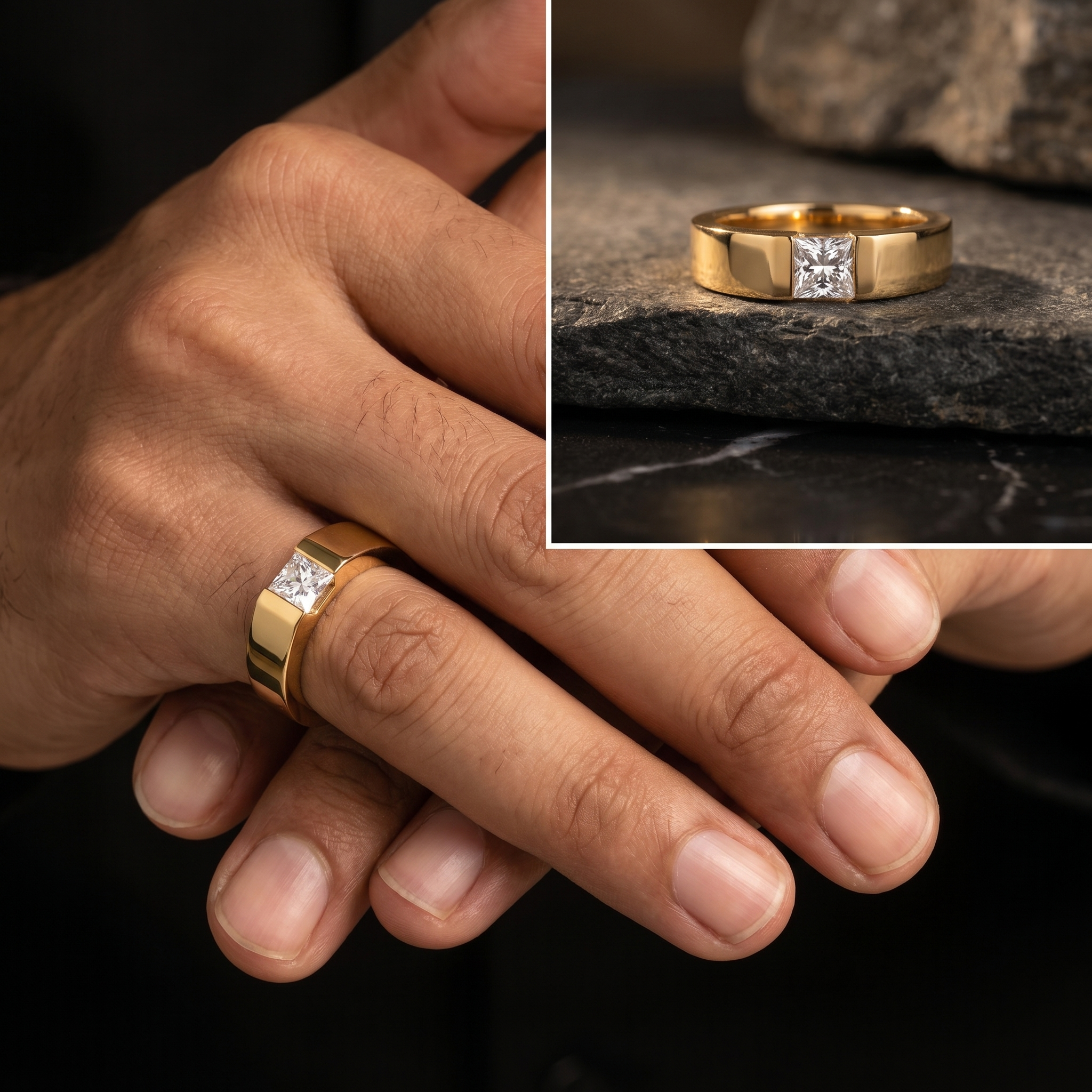 Opulent Splendor Men's Diamond Ring by SVADEZI