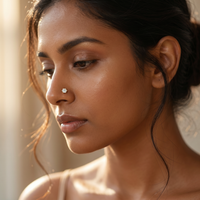 Regal Mystique Diamond Nose Pin by SVADEZI