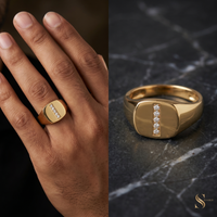 Glowing Star Men's Diamond Ring by SVADEZI
