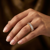Lustrous Petal Diamond Ring by SVADEZI