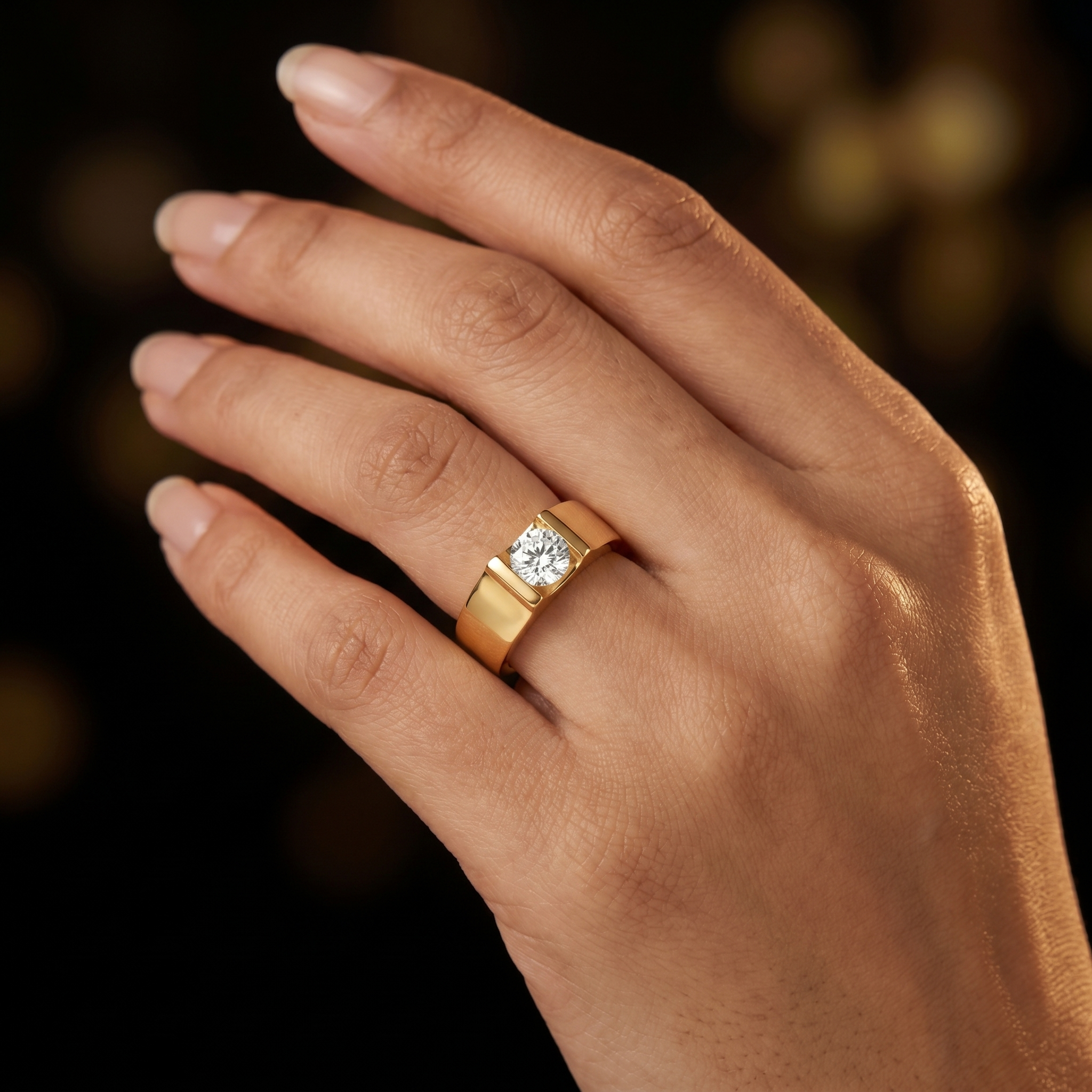 Whispering Radiance Diamond Ring by SVADEZI