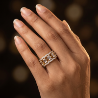 Opulent Whisper Diamond Ring by SVADEZI