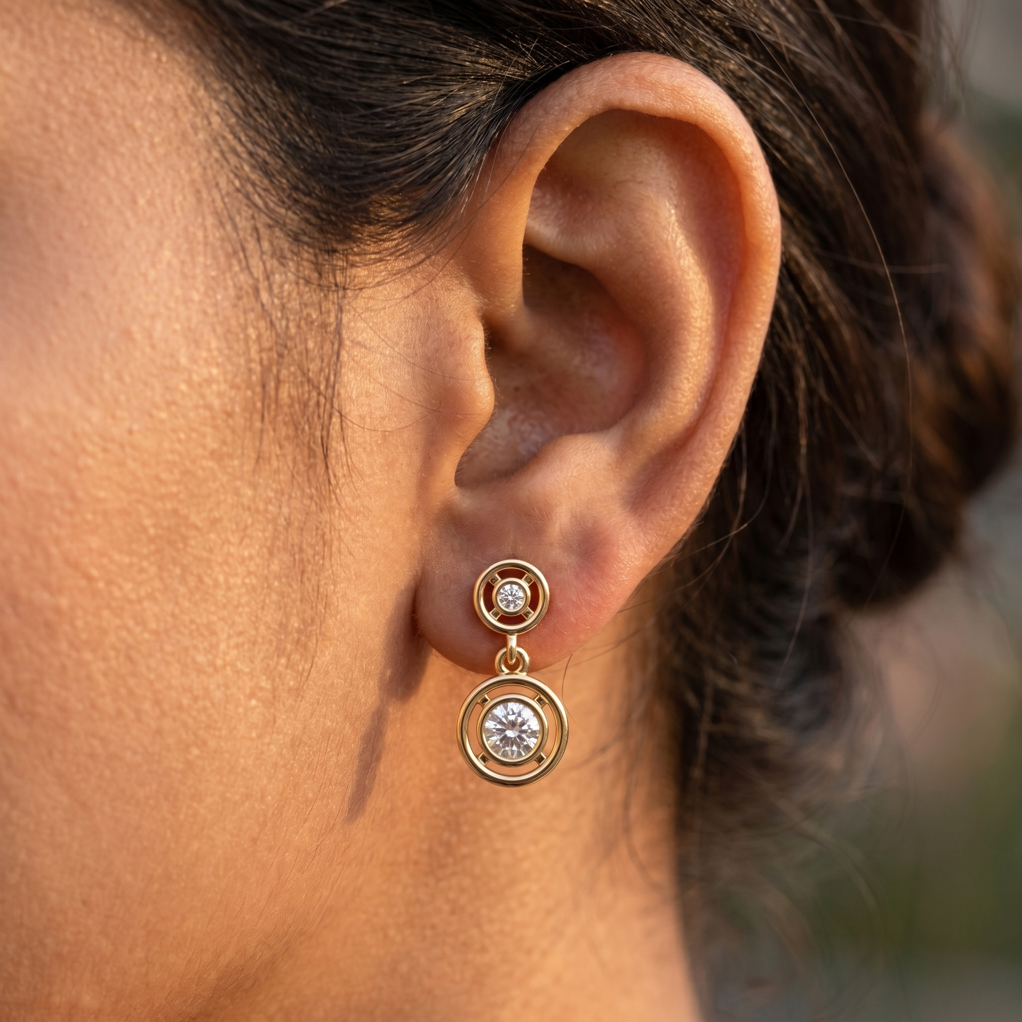 Bold Promise Diamond Earrings by SVADEZI