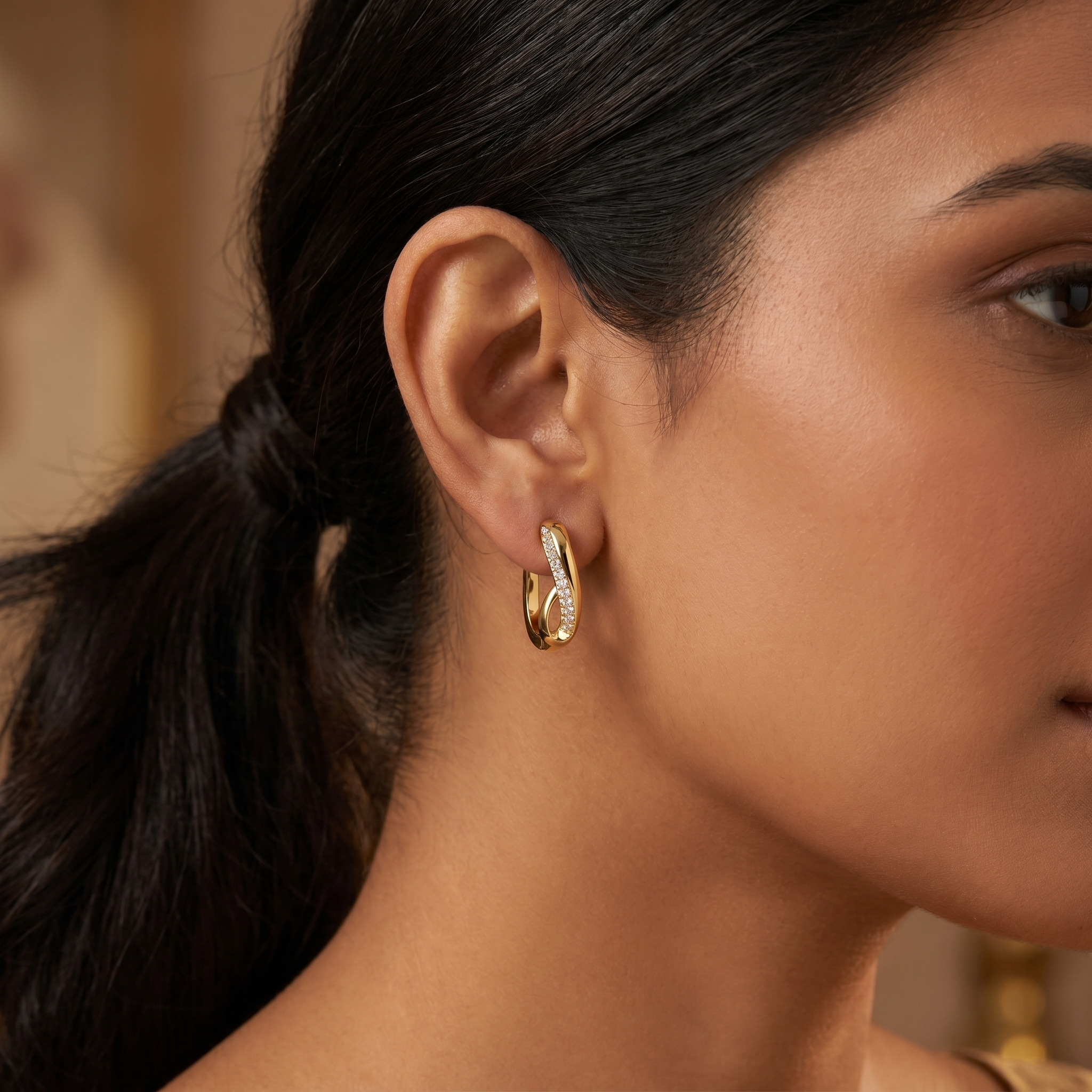 Heavenly Grace Diamond Earrings by SVADEZI