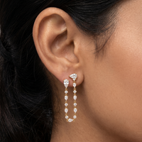 Glowing Reverie Diamond Earrings by SVADEZI
