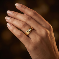Aureate Allure Diamond Ring by SVADEZI