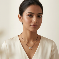 Glistening Spell Diamond Mangalsutra by SVADEZI