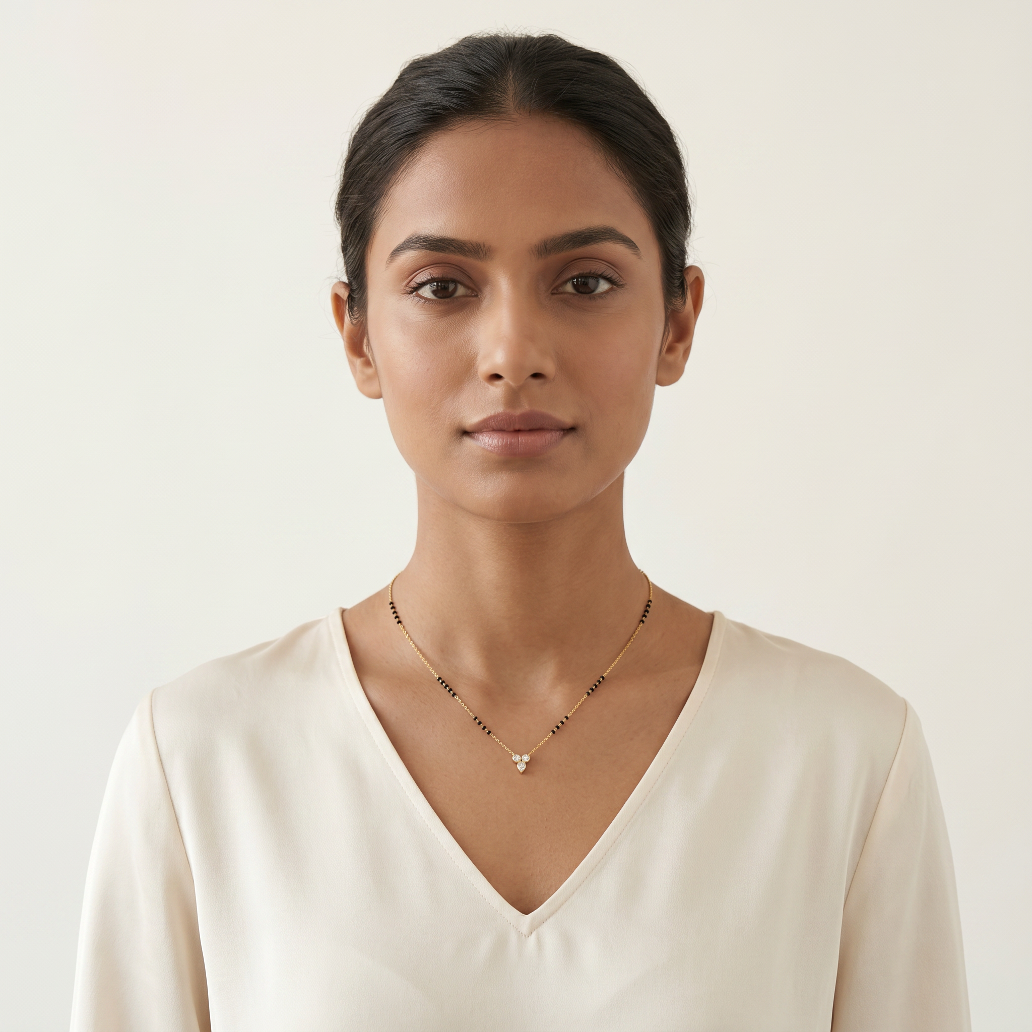 Opulent Whisper Diamond Mangalsutra by SVADEZI