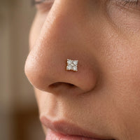 Enchanted Melody Diamond Nose Pin by SVADEZI