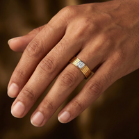Sovereign Aura Men's Diamond Ring by SVADEZI