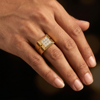 Opulent Crown Men's Diamond Ring by SVADEZI